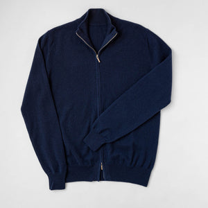 Medolla | 1/1 Rits | Medium knit (12GG) | Blauw
